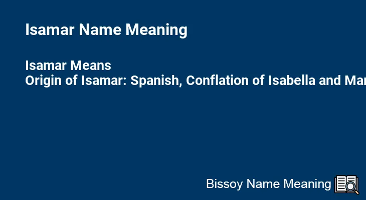 Isamar Name Meaning