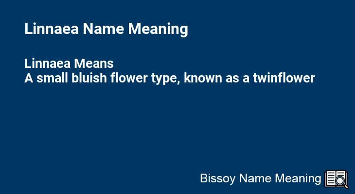 Linnaea Name Meaning