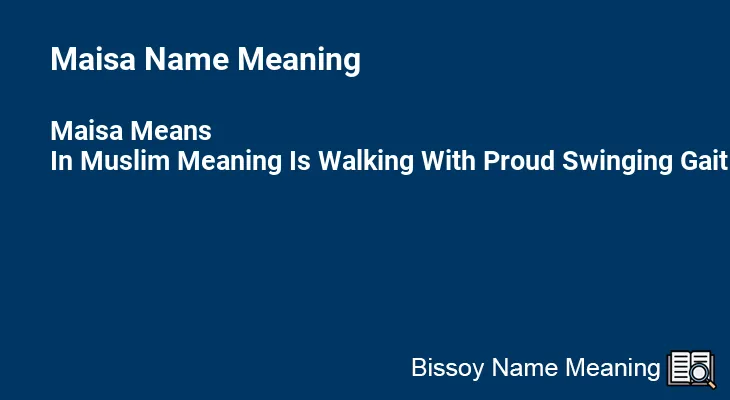 Maisa Name Meaning