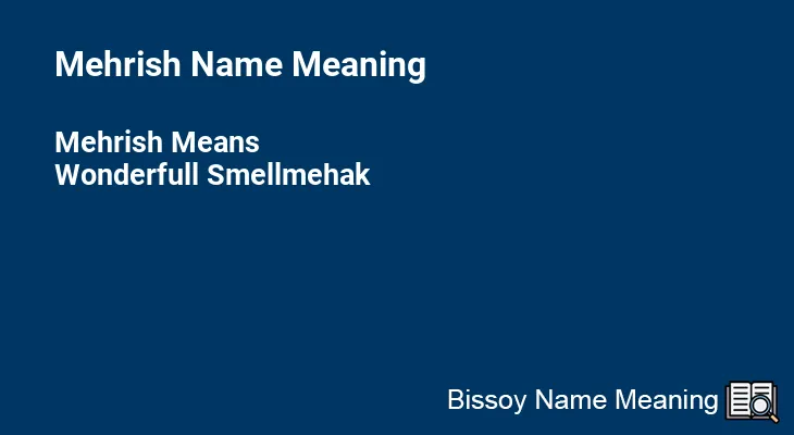 Mehrish Name Meaning