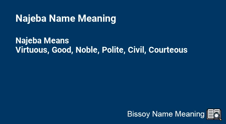 Najeba Name Meaning
