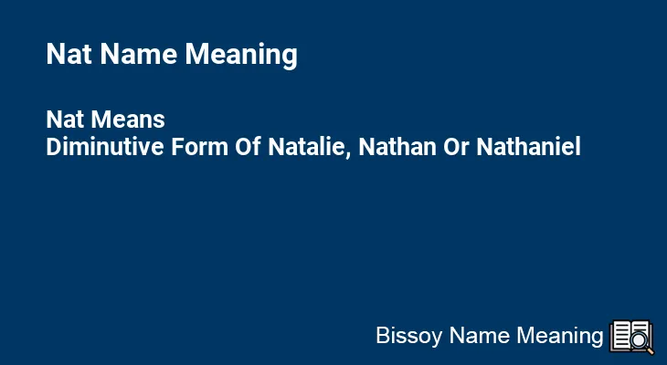 Nat Name Meaning