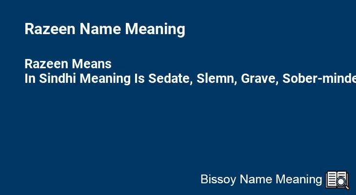 Razeen Name Meaning