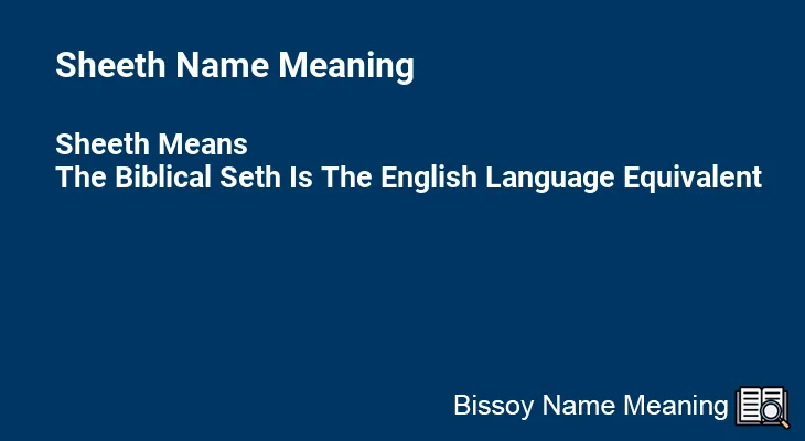 Sheeth Name Meaning