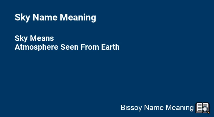 Sky Name Meaning